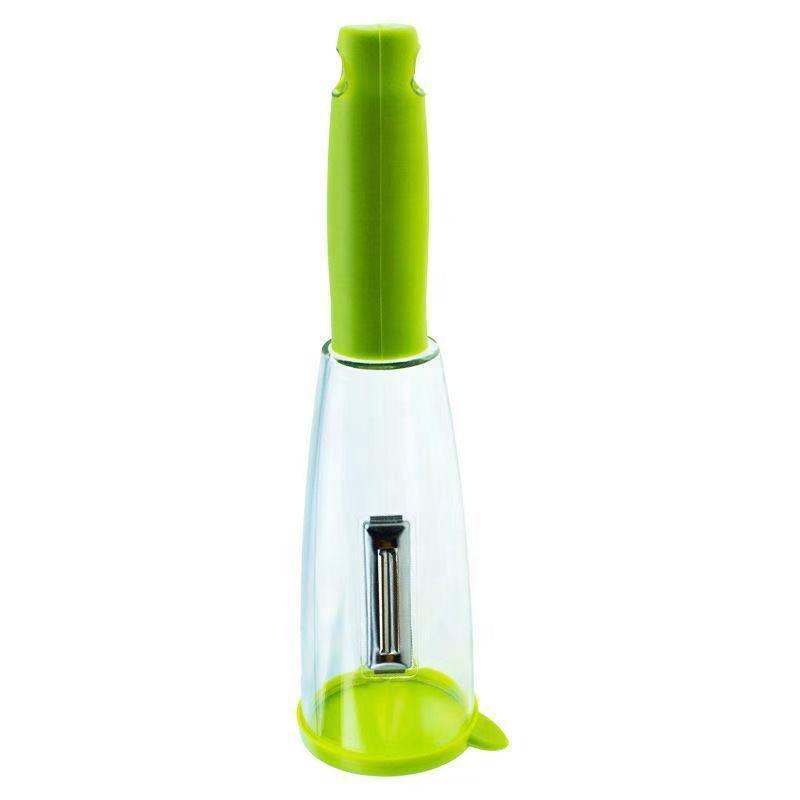 No-Mess Vegetable & Fruit Peeler with Storage Container